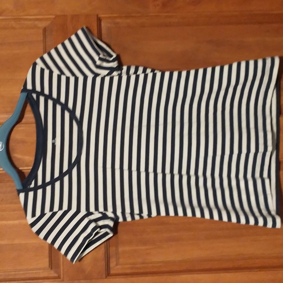 Lands End woman's size XS(2-4) cotton blend capped sleeve Tee shirt - Picture 1 of 6
